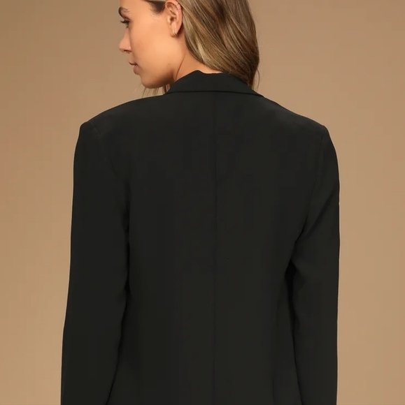 Brand New Lulu's Black Lightweight Blazer - Picture 3 of 7